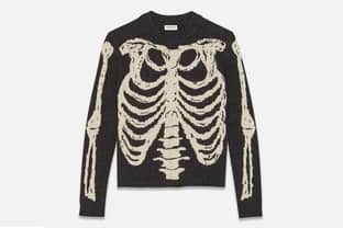 Saint Laurent выпустил свитеры с костями к Хеллоуину