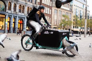 H&M liefert Bestellungen mit Fahrradkurieren aus