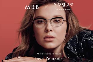 Vogue Eyewear présente une collection avec Millie Bobby Brown