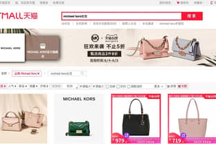 Despunte de las ventas de lujo en China a través de Tmall
