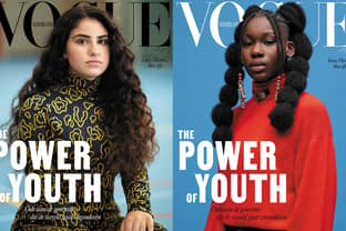 Middelbare scholieren op de cover van oktobernummer Vogue Nederland