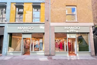 Mango rolt winkel gericht op tieners internationaal uit