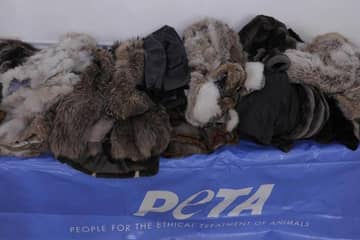 Peta teams up with Liberty to give fur coats to the homeless
