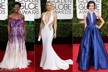Celebrities show support for France on Globes red carpet