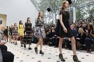 Burberry hits London Fashion Week with leather and lace