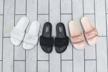 Rihanna's Fenty for Puma slides to be released in grey