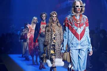 Gucci returns to the 80s at Milan Fashion Week