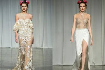 Julie Vino New York Bridal Fashion Week Show presents old world elegance