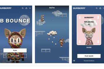 Burberry launches first online game, 'B Bounce'