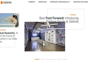 Zalando relaunches corporate website
