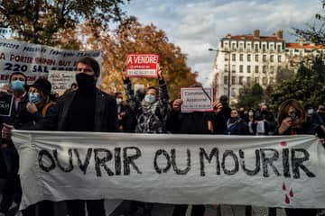 "On veut travailler" : à Lyon, les indépendants restent mobilisés