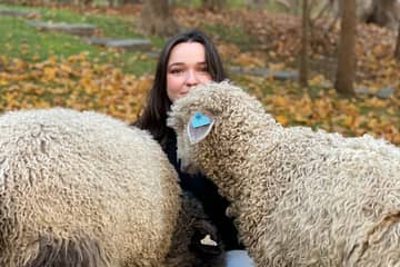 Fashion graduate takes up residency on Isabella Rossellini's farm