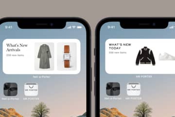Net-a-Porter, Mr Porter launch new ‘glanceable’ iOS widgets