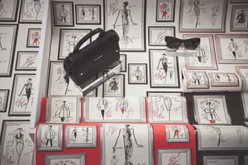 Karl Lagerfeld launches wallpaper featuring his iconic sketches