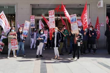 H&M Spanje beantwoordt stakingen en protestacties met minder geplande ontslagen