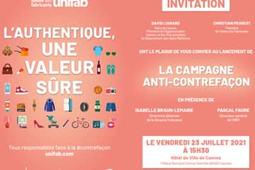 La nouvelle campagne anti-contrefaçon nationale est lancée à Cannes