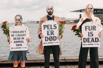 Fur protestors storm Copenhagen Fashion Week