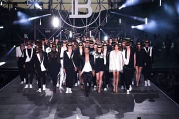 PFW SS22: Balmain holds benefit festival to present its new collection