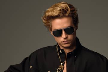 Cole Sprouse stars in Versace eyewear campaign