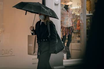 Bureau RMC: 14 procent minder drukte in winkelstraten door storm