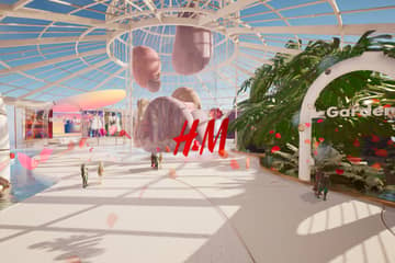So sieht der virtuelle Showroom von H&M aus
