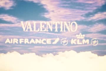 Valentino teams up with Air France and KLM to support sustainable travel