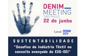 Denim Meeting 2022 acontece dia 22 e coloca em pauta a sustentabilidade