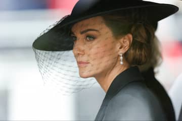 Royal tradition of wearing veils is observed at late Queen’s state funeral