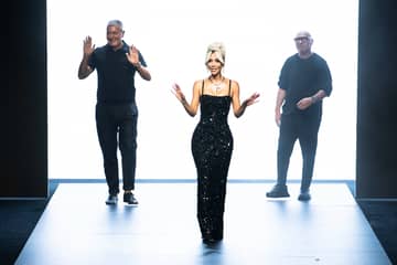 Kim Kardashian shows off Dolce & Gabbana collaboration at MFW