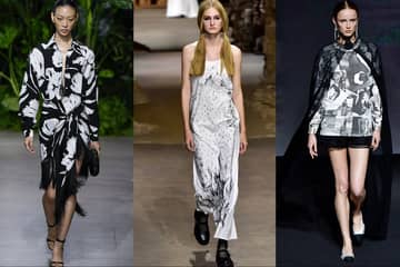 SS23 Womenswear runway trends: black and white prints and patterns