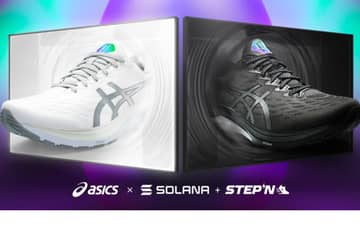 Asics’ new running shoes are only available with digital currency