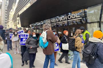 Parsons The New School accused of corporate bloat as part-time faculty strike over poor pay