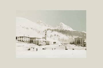 Walking in the winter wonderland: Rubirosa homages the Alps Glam
