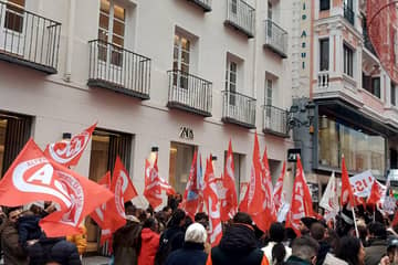 La huelga en Inditex se cierra con una “alta participación” y el amago de un próximo “calendario de movilizaciones”
