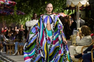 Camille Miceli presents first fashion show for Pucci in Florence