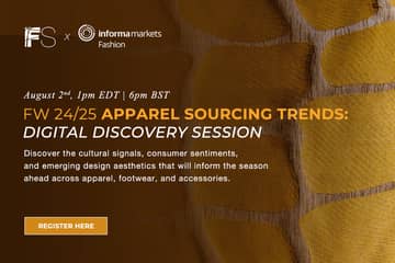 FS Live Webinar: FW 24/25 Apparel Sourcing Trends on August 2nd