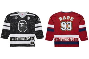 Bape and Mitchell & Ness unveil NHL collection