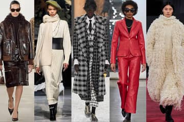 New York FW24– Key Colors and Fabrics: red, brown and lots of fluff