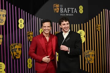 Sculptures, sleeves and swanky suits: What stars wore to the 77th BAFTA Film Awards