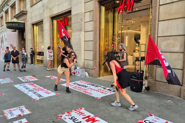 Unbefristeter Streik: H&M-Beschäftigte setzen Protest gegen Textilkonzern fort