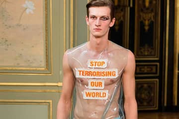 Неделя мужской моды в Париже: "Нет терроризму"