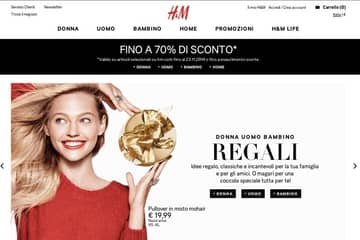 Otto nuovi store online per H&M
