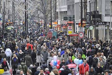 London's West End is Europe's highest ranking retail area