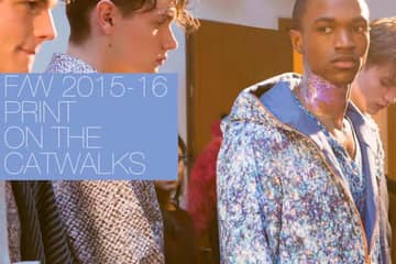 Key print on the catwalk menswear trend for fall/winter 2015-16 