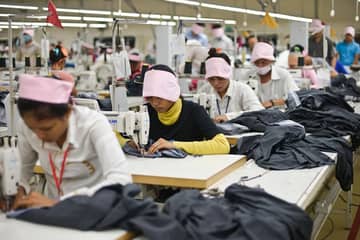 Sterke groei voor kledingexport Cambodja