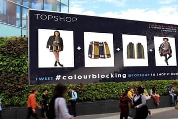 Topshop and Hunter to launch digital OOH campaigns during LFW
