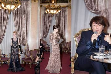 Юдашкин представил в посольстве Италии коллекцию вечерних платьев