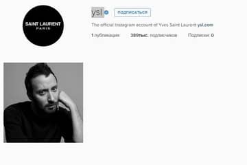 Модный дом Saint Laurent удалил все фото из своего Instagram-аккаунта