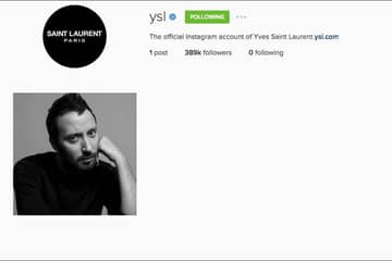 Saint Laurent vide son compte Instagram