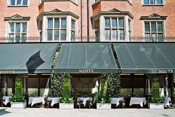 Dior abre una terraza en el restaurante Scott's de Londres